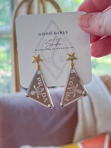 Prada Small Star Earrings