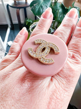Load image into Gallery viewer, Blush Acrylic Button Ring