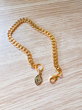 Load image into Gallery viewer, Gold Curb Chain Bracelet