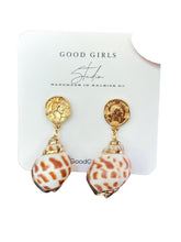 Load image into Gallery viewer, Treasure Island Shell Earrings