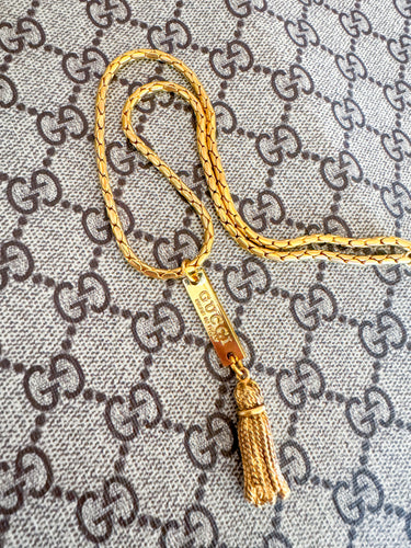 Gucci hardware charm necklace