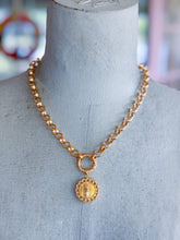 Load image into Gallery viewer, YSL Button Necklace