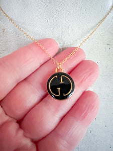 GG Button Necklace