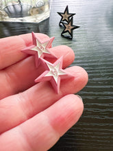 Load image into Gallery viewer, Star Designer  button earring