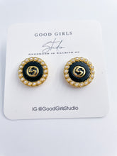 Load image into Gallery viewer, GG Button Earrings