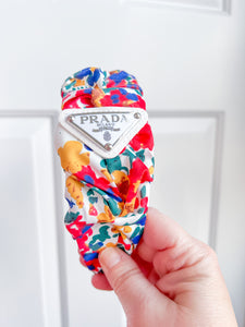 Prada Hardware Floral Headband