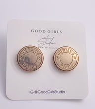 Load image into Gallery viewer, Hermès Stud Button Earrings